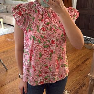 THML Flutter Sleeve top - size small